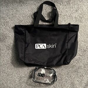 PCA Skin Black Shoulder Bag Set